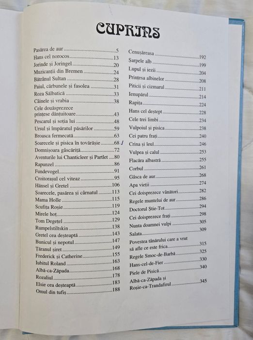 Carte Povești Frații Grimm - stare foarte bună