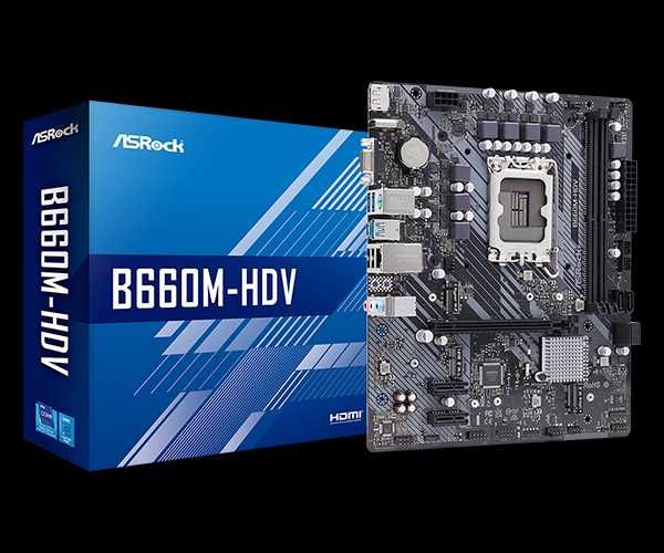 Материнская плата ASRock B660M-HDV/M.2 D4, LGA1700