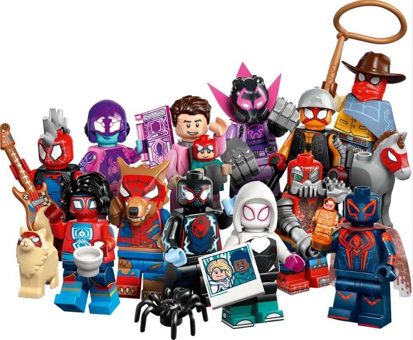 LEGO MINIFIGURES Spider-Man Across the Spider-Verse Completa 12x 71050