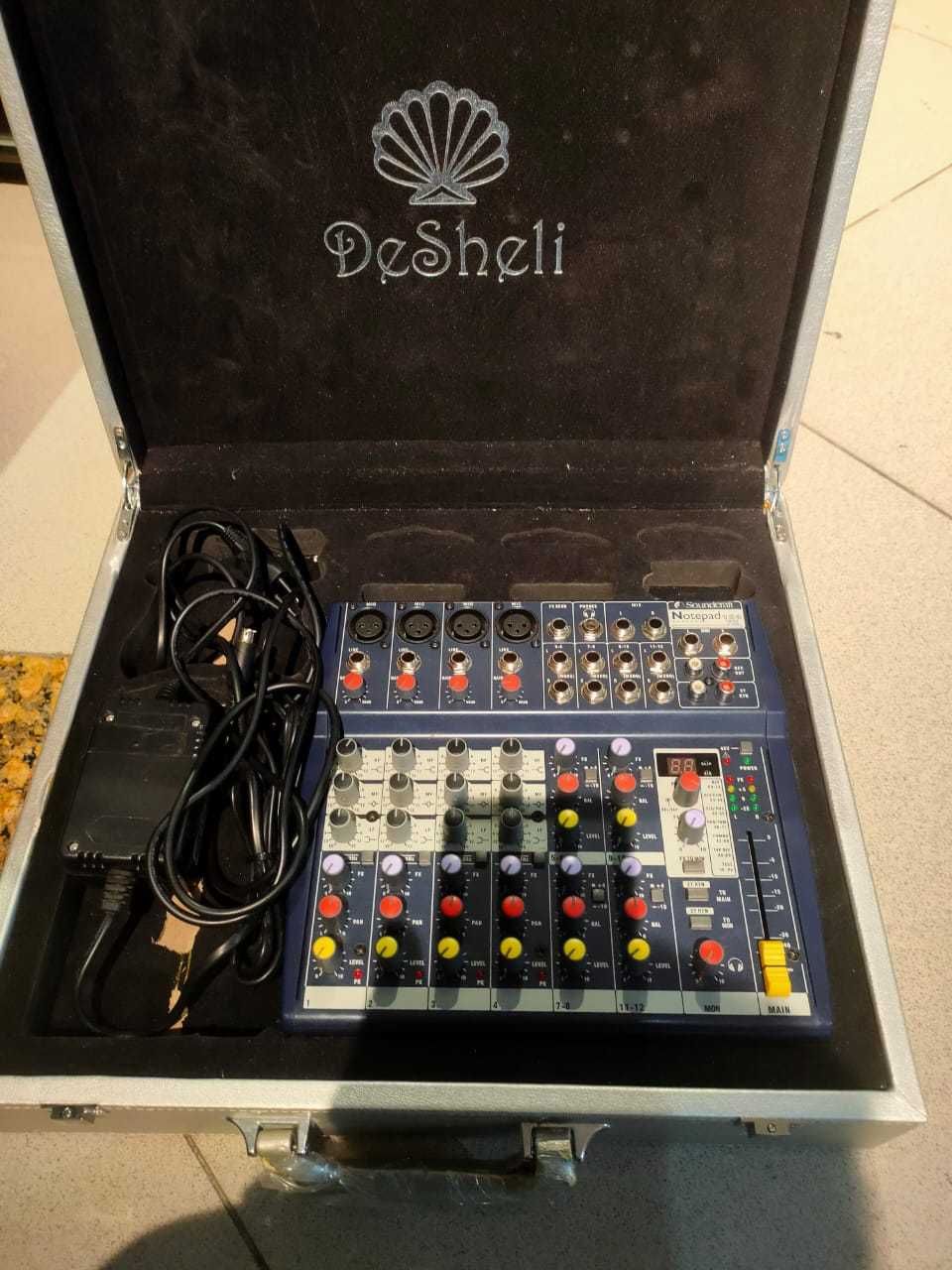 Пульт Soundcraft NotePad 124 FX+радиомикрофоны Sennheiser