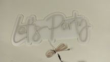 LED Neon Sign - Let's Party