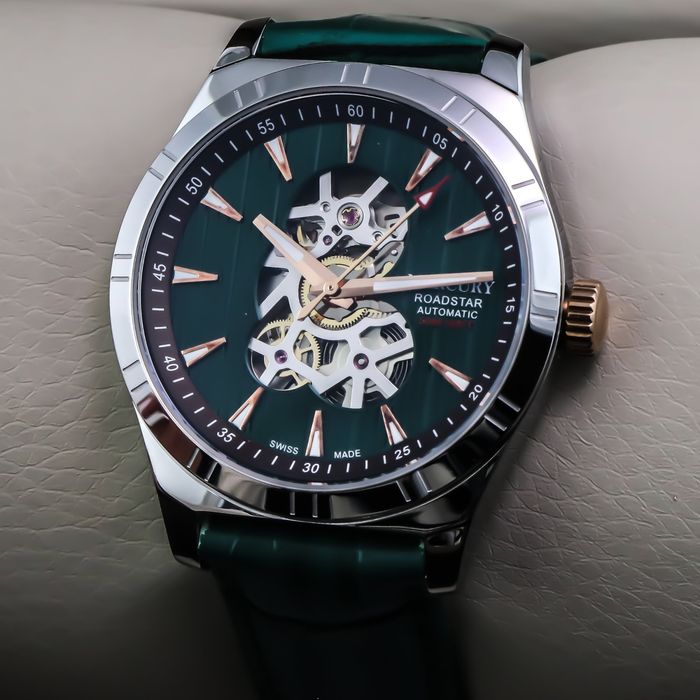 Швейцарски автоматичен часовник Mercury - Roadstar Skeleton Automatic