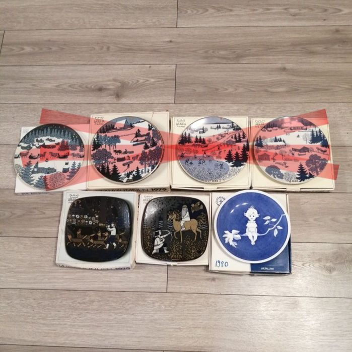 Vand farfurie decorativa Arabia Finland