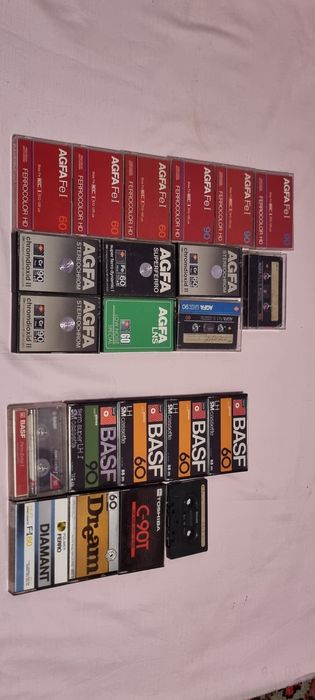 Casete audio Basf,Agfa superferro