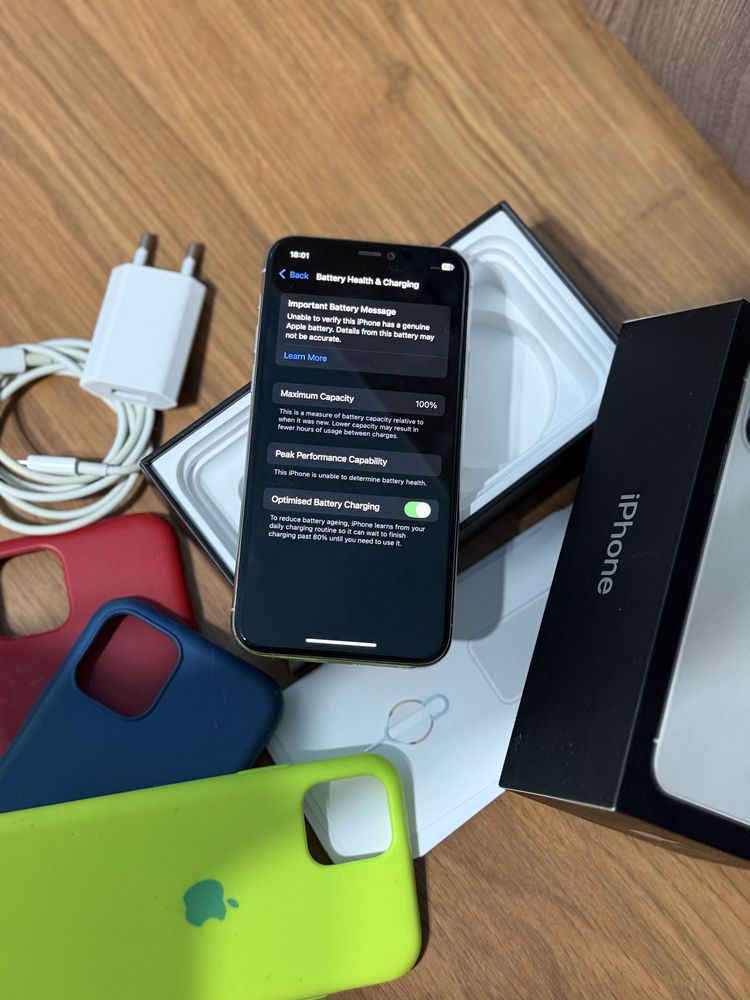Iphone 11 Pro Silver 64GB 100% Battery