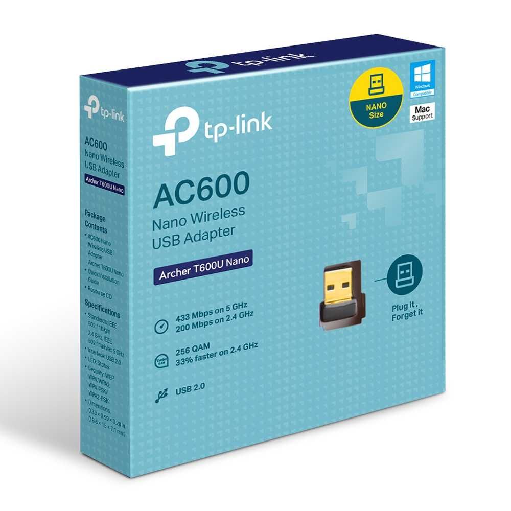 TP-Link Archer T600U-T600UB  NANO /AC600 USB Adapter.