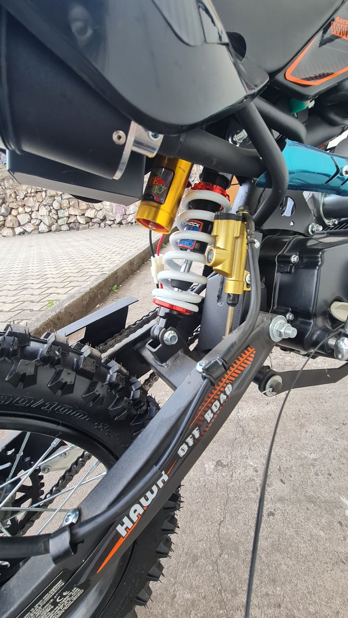 Cross Motocross Motoretă Enduro Kxd ProGermany Hawk E-START 125cc