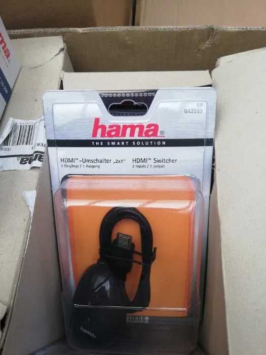 Adaptor HDMI Switch 2x1 - HAMA-42553 - cutie de 4 buc!