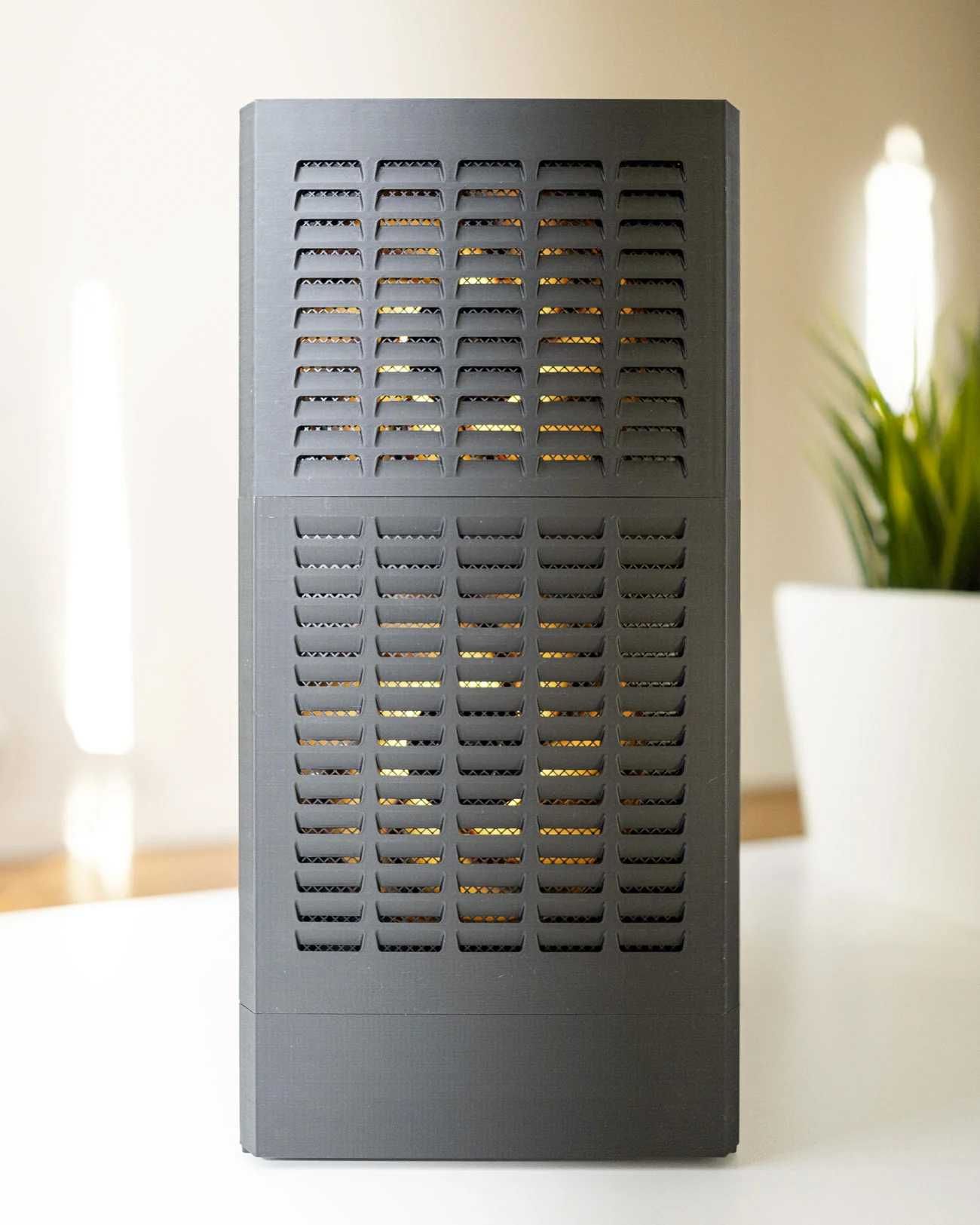 Carcasa ITX Gaming Printata 3D Rad 240mm GPU 3.75 slots 16.4 litrii