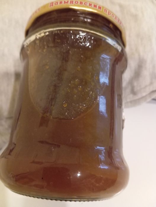 Повидло. яблочное вкусное, сладкое как  мед.