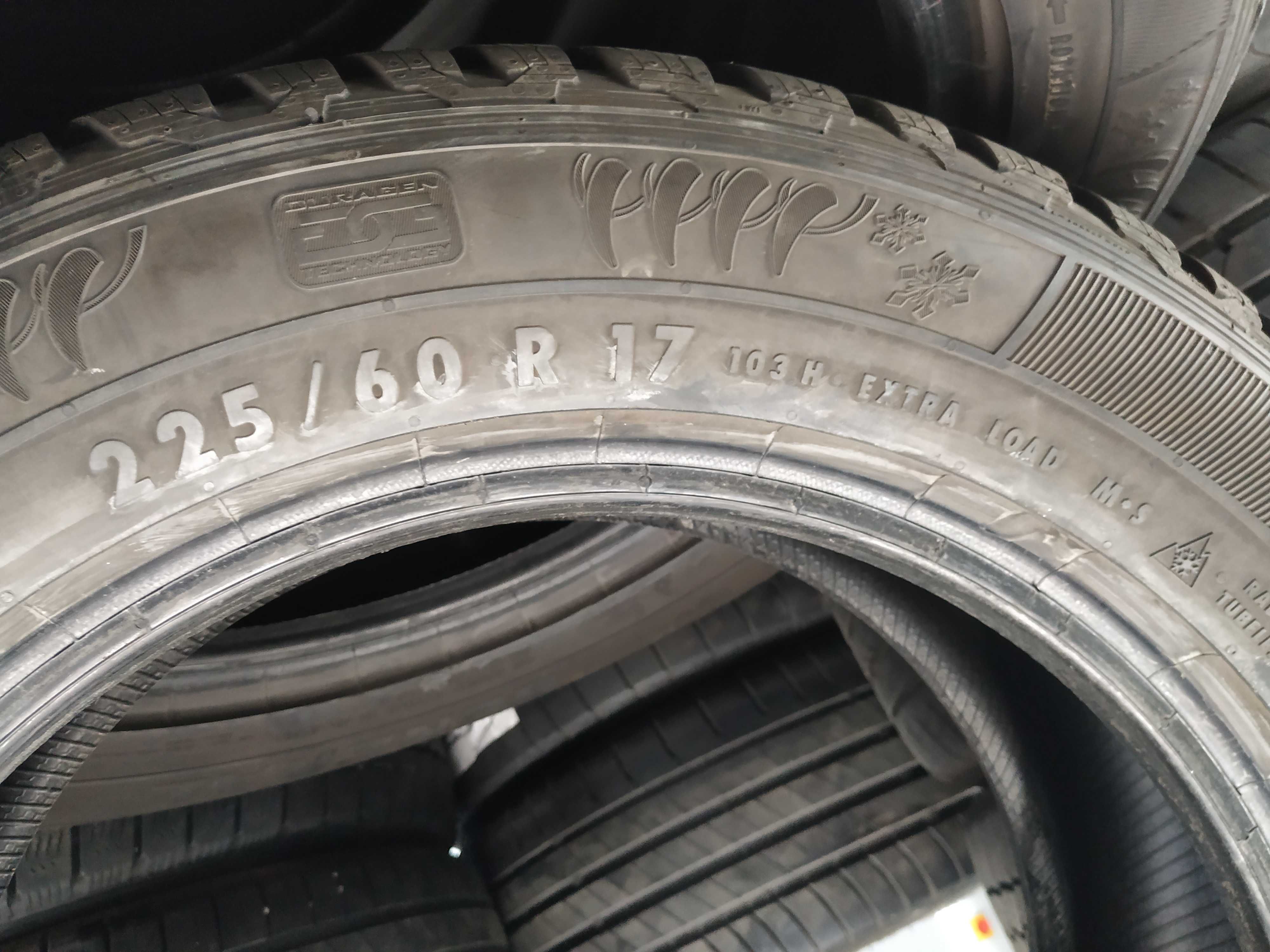 2бр.зимни гуми 225/60/17 General