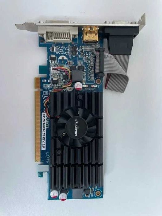 Placă video Gigabyte GeForce 210 – 1GB DDR3, hdmi/dvi/vga, PCI-E x16