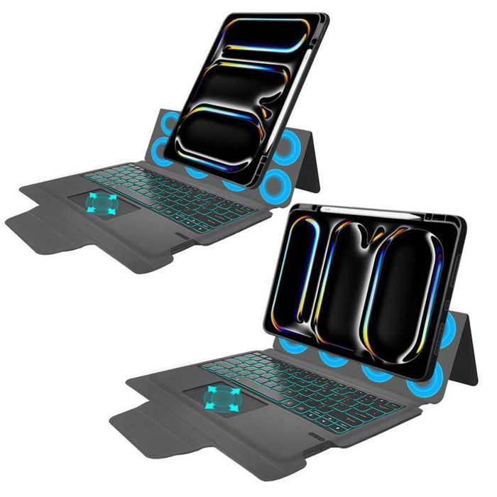 Husa premium business cu tastatura iPad Pro 13 inch Air Galaxy Tab S10