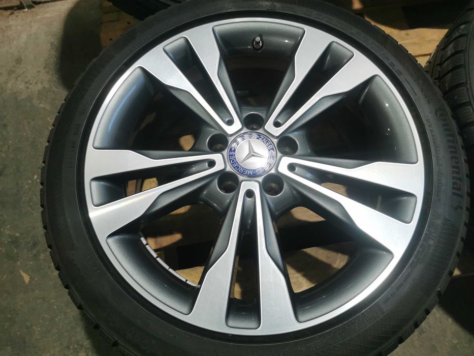 Jante Originale Mercedes C class / E class R 18 cu anvelope de iarna