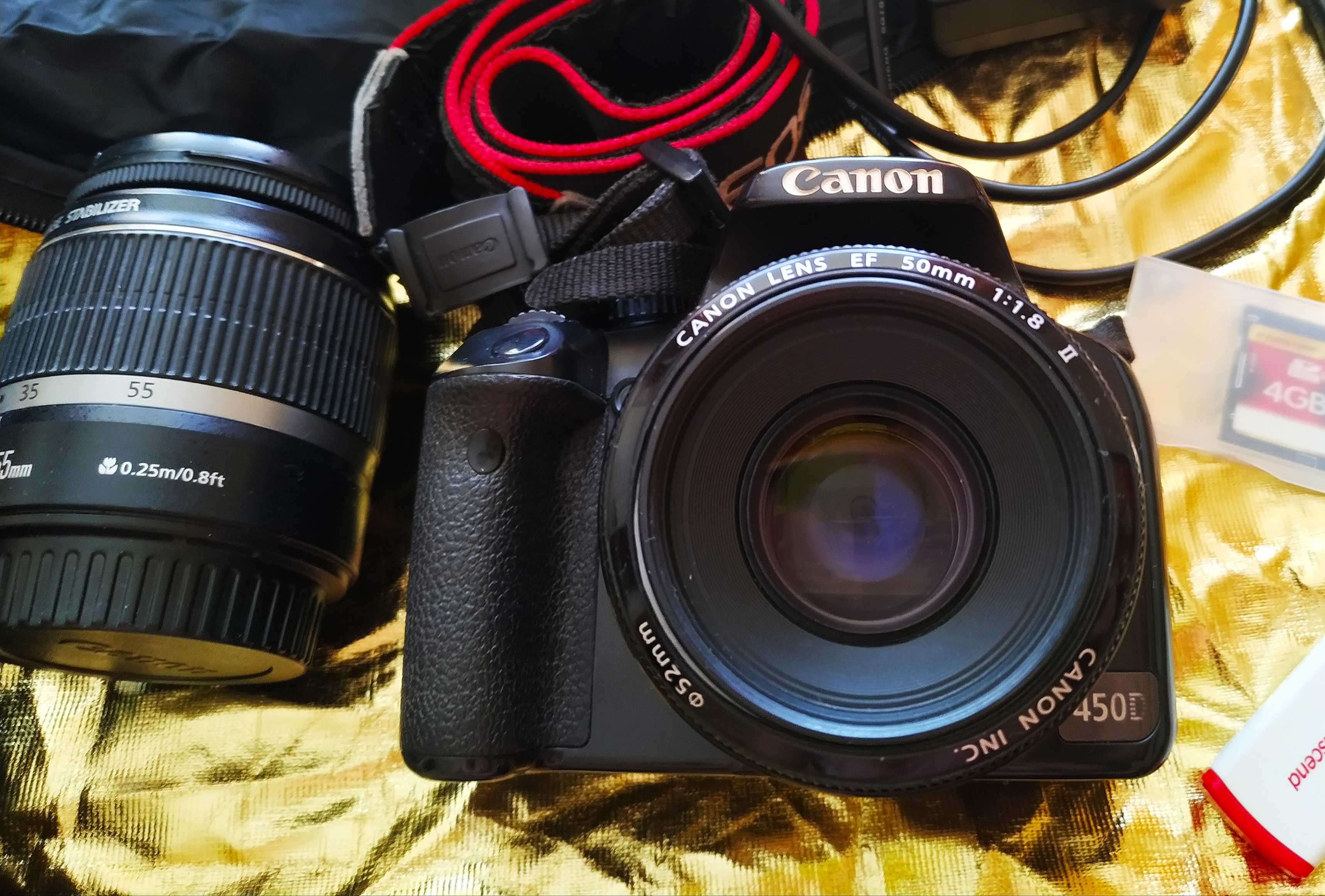 Canon 450D 18-55 + 50 1.8 + вкусняшки