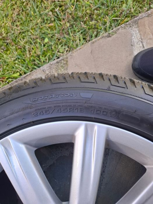 Jante+Anvelope Audi A3,A4,A5,A6,Q3,Q5/245 45 R18 Iarna
