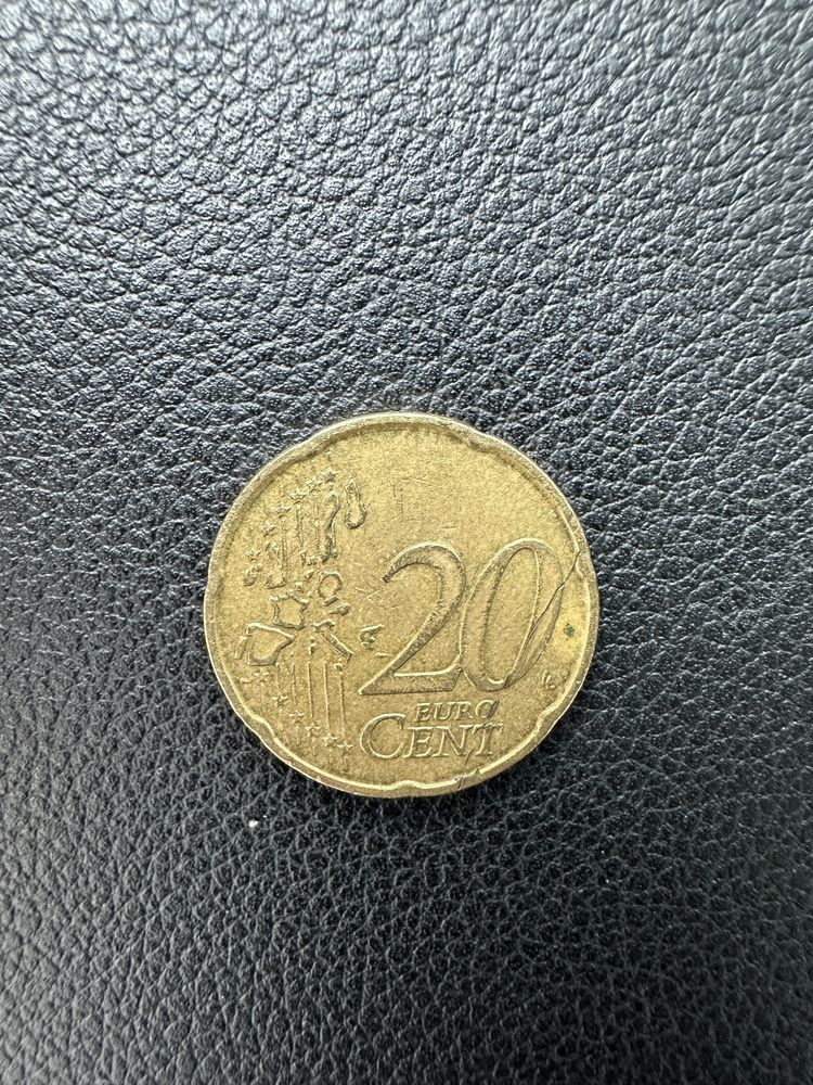 Moneda 20 centi 2002