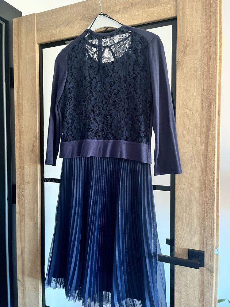 Rochie Esprit cu bolero stare excelenta! Voal si dantela.