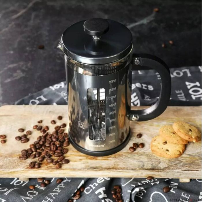 Infuzor gri, pentru cafea,ceai, 1L, Klausberg