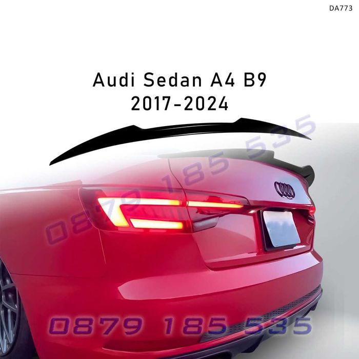 Тунинг лип спойлер багажник Audi A4 B9 Седан ауди а4 заден