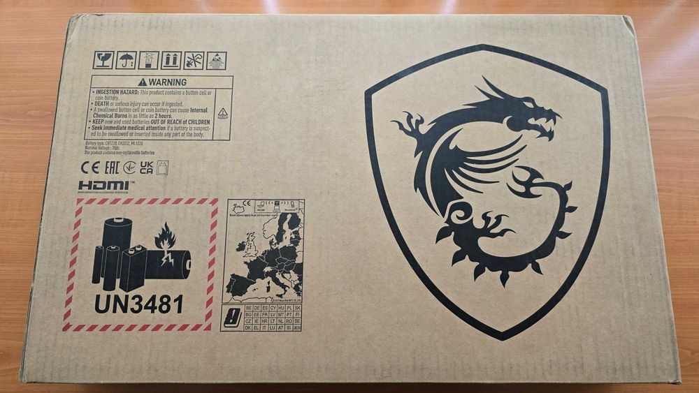 НОВ Лаптоп MSI Katana 17 i7-13620H, RTX 4060, 1TB SSD, 16GB RAM, 17.3"