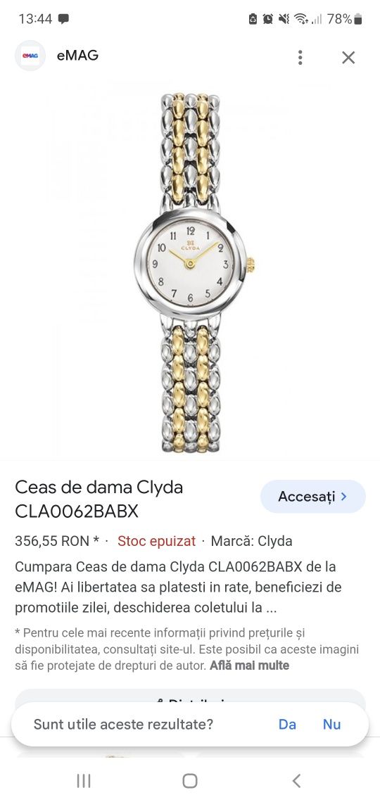 Ceas de damă Clyda
