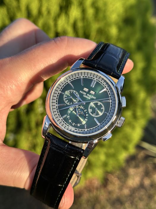 ceas patek philippe perpetual calendar green dial