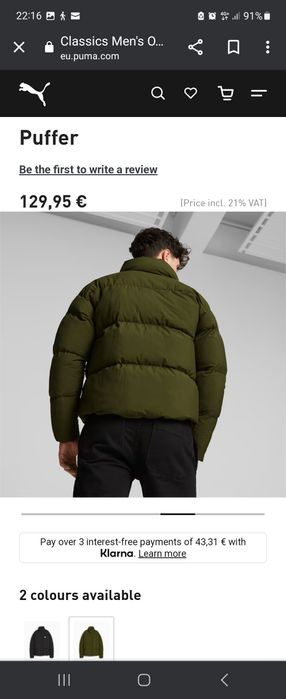 Geaca foarte groasa originala Puma