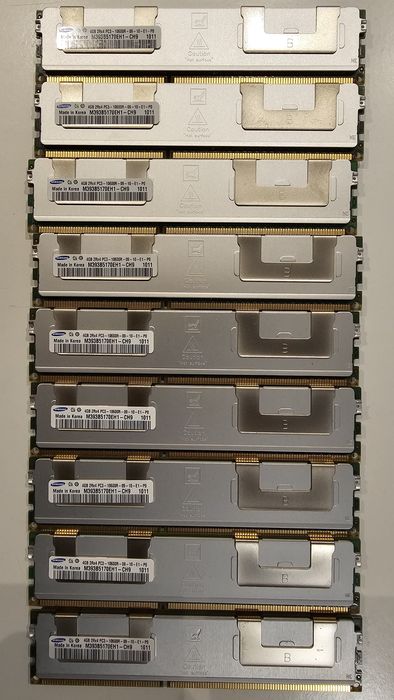 Samsung 4GB 2Rx4 PC3-10600R registered ECC RAM HP 500203-061