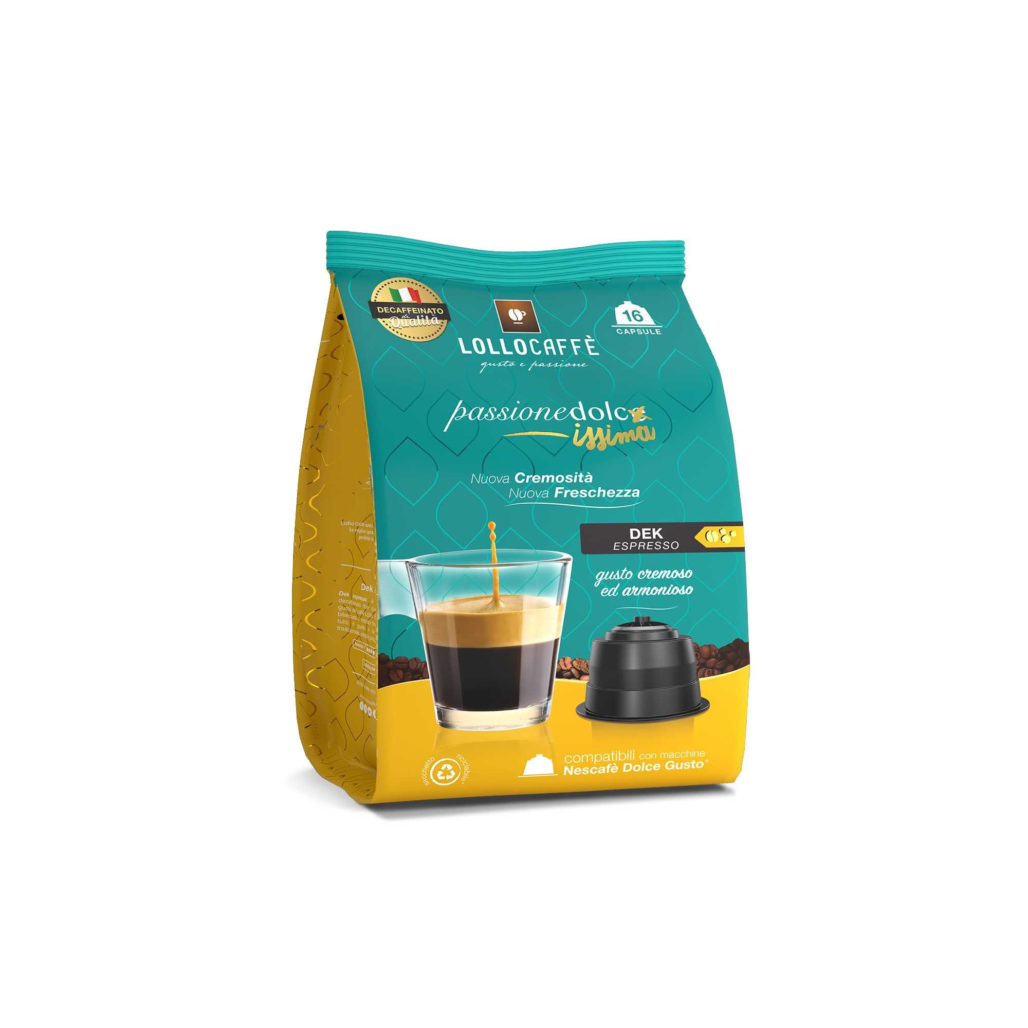 Кафе капсули за "Dolce Gusto" на марката Lollo Caffé
