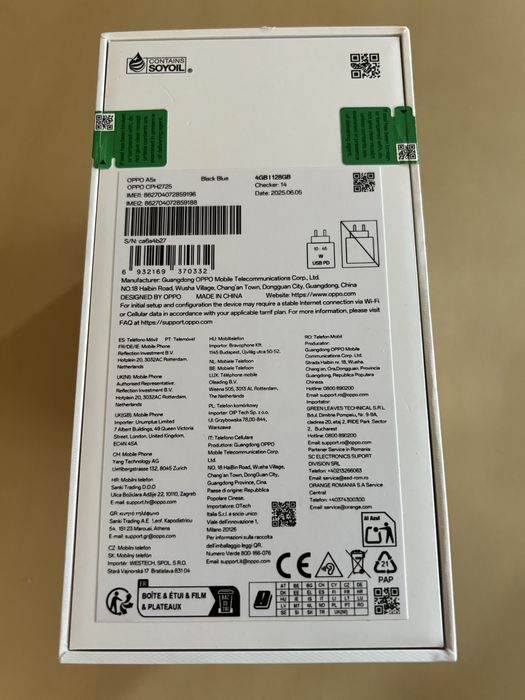 OPPO A5x смартфон (НОВ)