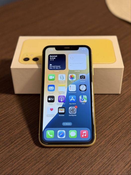 Iphone 11 Yellow, stare buna, liber de rețea