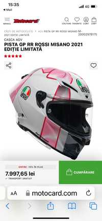 Casca AGV pista GP RR Rossi ediție limitata