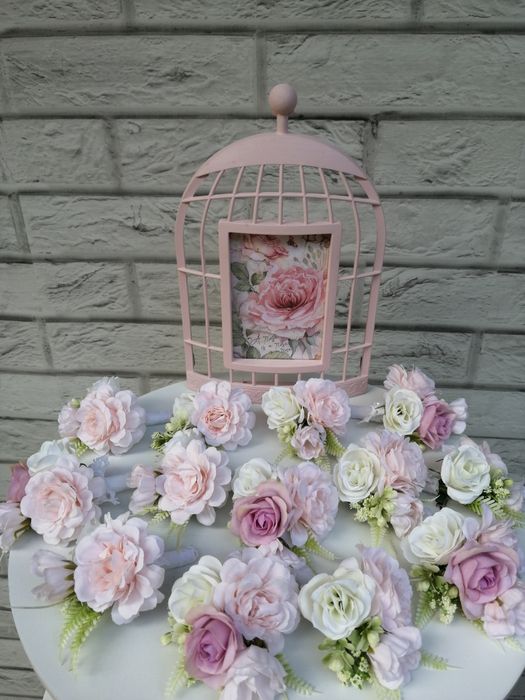 Cocarde pentru nuntă/corsaje/flori artificiale Premium