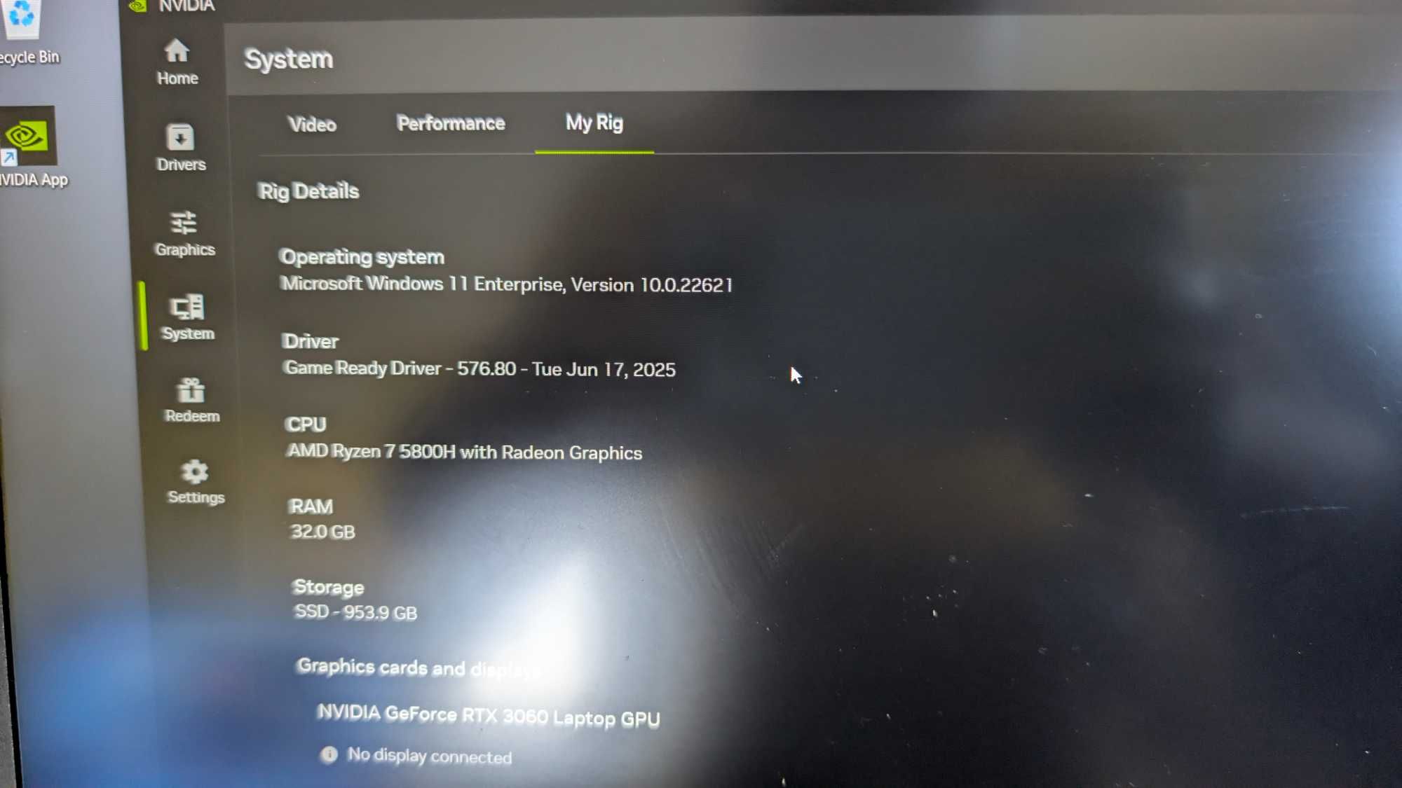 Lenovo Ideapad Gaming 3 - Ryzen 7 / NVIDIA RTX 3060 / 32 GB DDR4