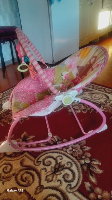 Шезлонг + самокат + коляска + ходунок + плюшевое кресло