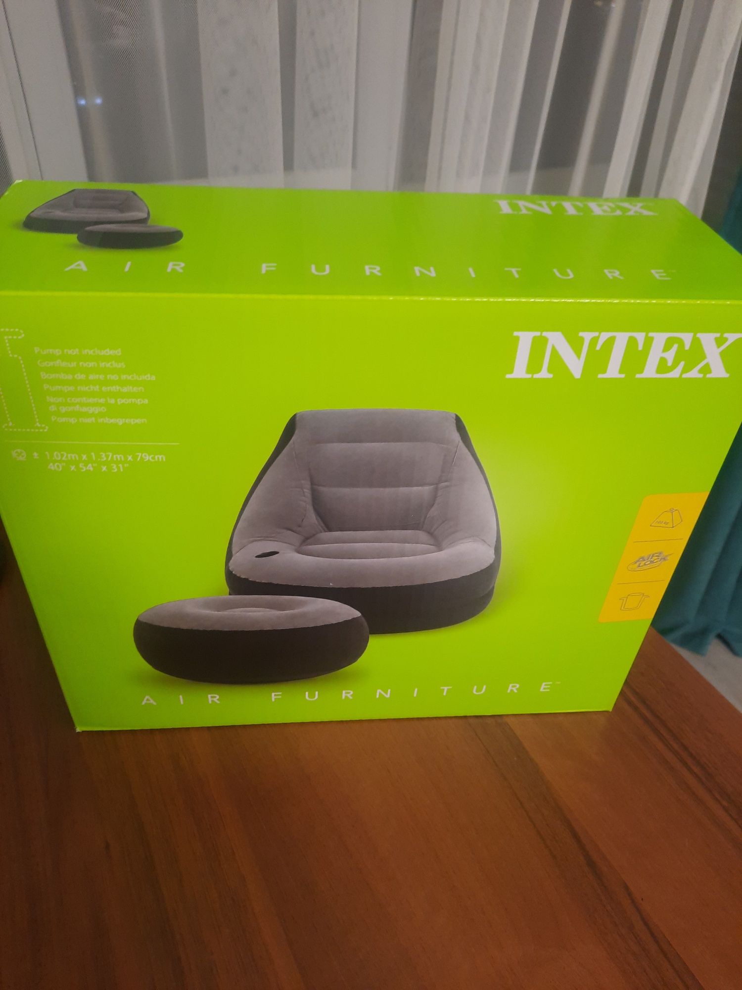 Кресло надувное Intex 68564