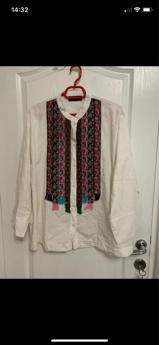 Camasa dama ovs cu motive traditionale