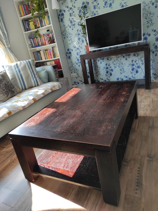 Mobila lemn masiv living Mobexpert