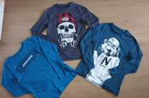 Lot haine 158/164 baiat (5 bluze, 2 tricouri, pantaloni)