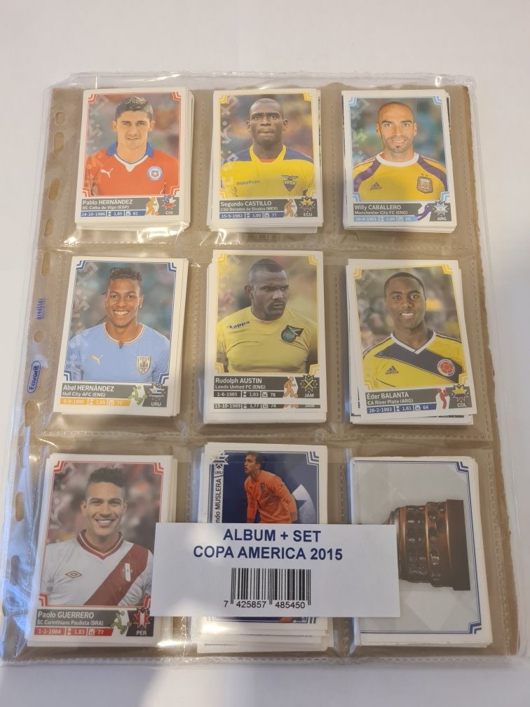 Copa America Chile 2015 Panini Curier inclus