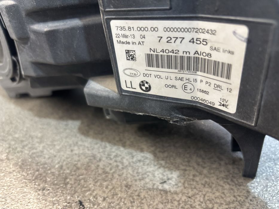 Far farove Bmw x6 e71 full led фар фарове Бмв х6 е71 фейс