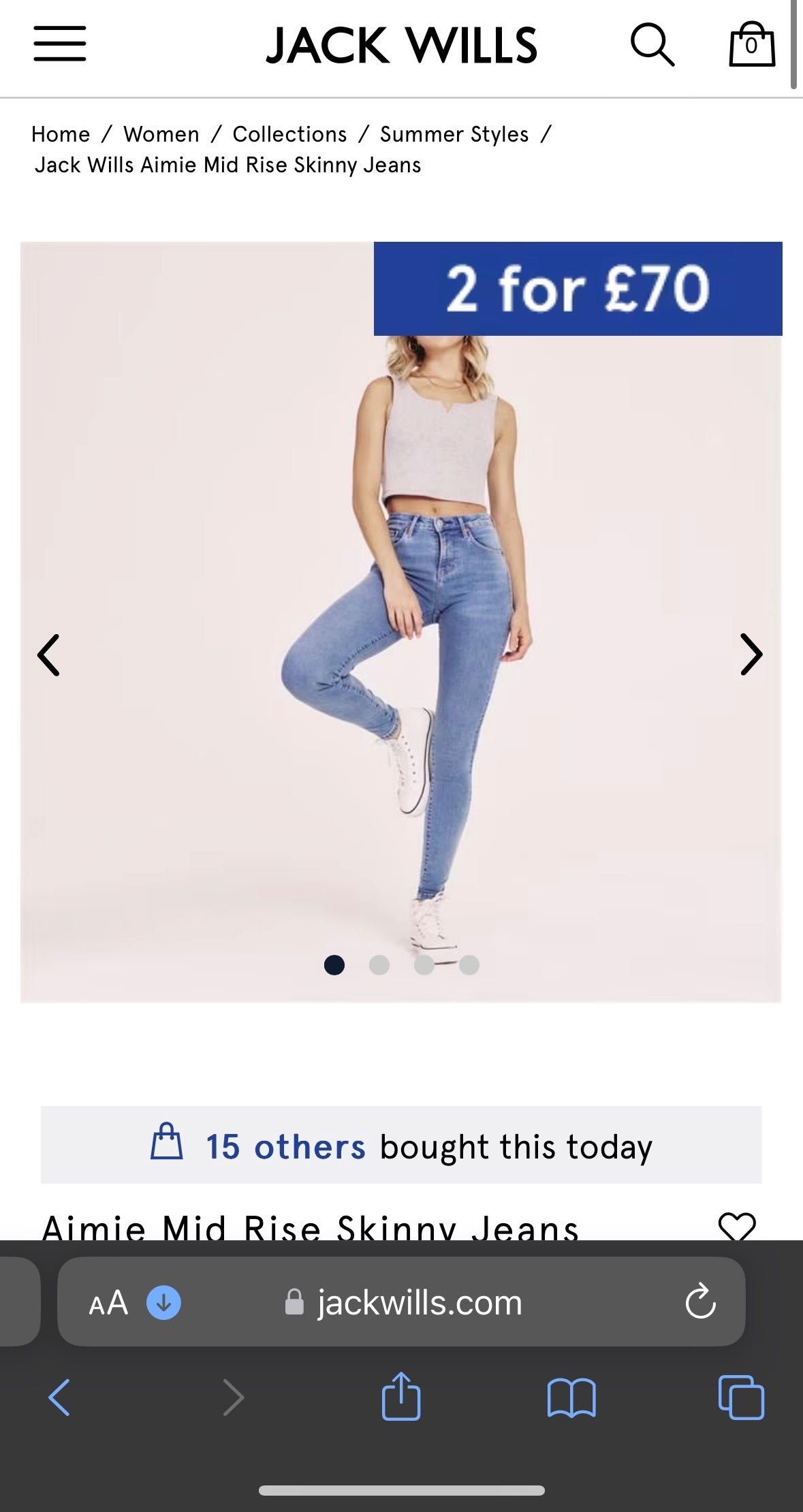 Дънки Jack Wills