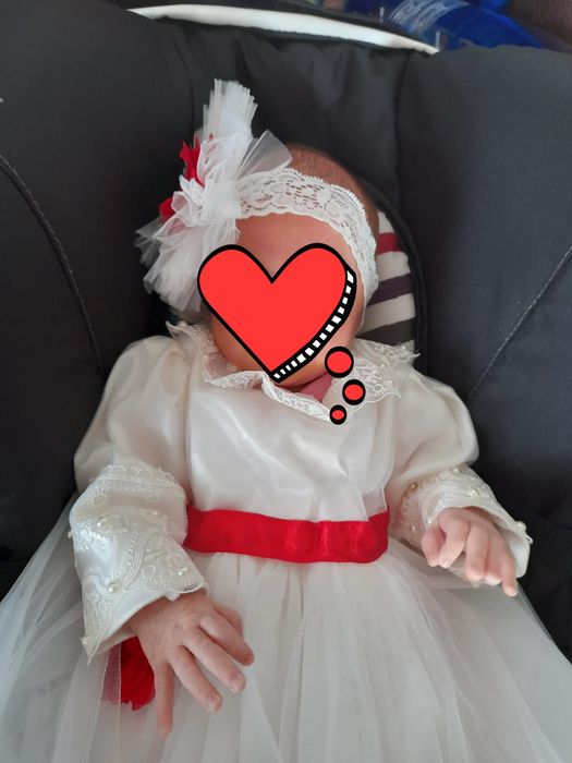 Rochie mamă fică / nașă fină