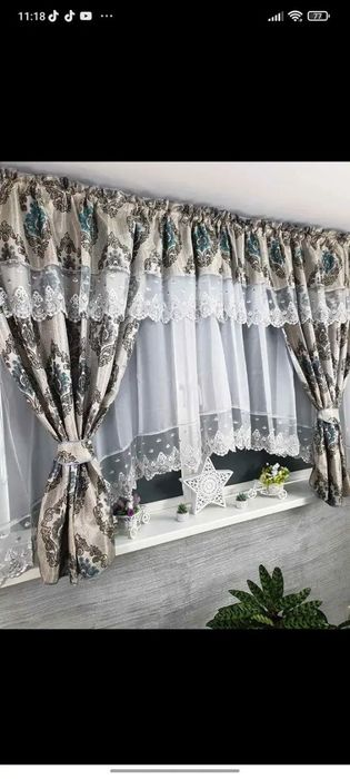 Set perdea plus draperie