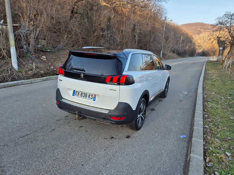 5008 GT LINE-EURO 6, ALB PERLAT ,7 Locuri ,Automat ,2018