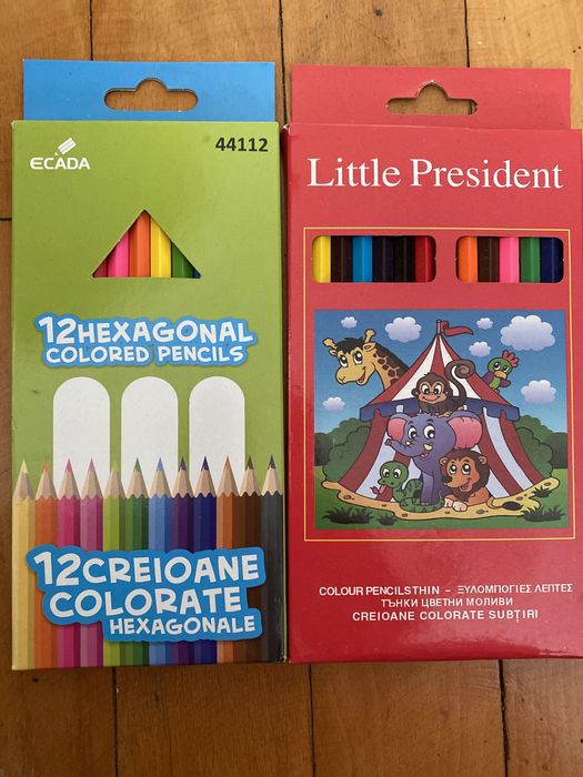 Vand creioane colorate noi