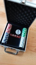 Куфарче с чипове за покер