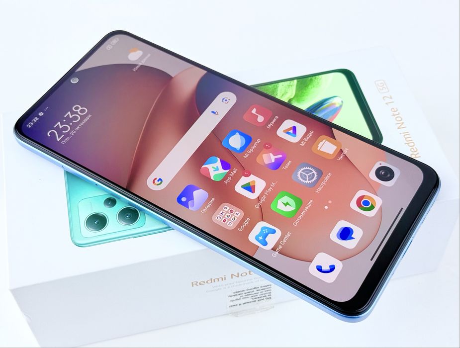 Xiaomi Redmi Note 12 5G 128GB 4RAM Ice Blue Перфектен! Гаранция!