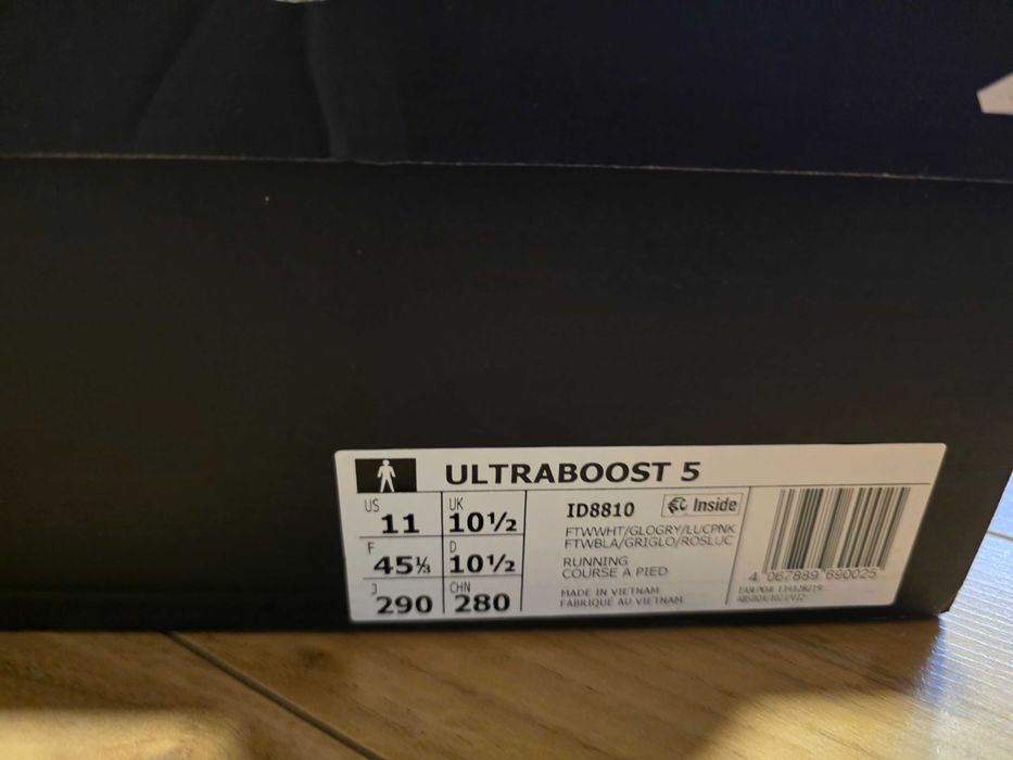 Adidas Ultraboost 5, noi, 45 1/3
